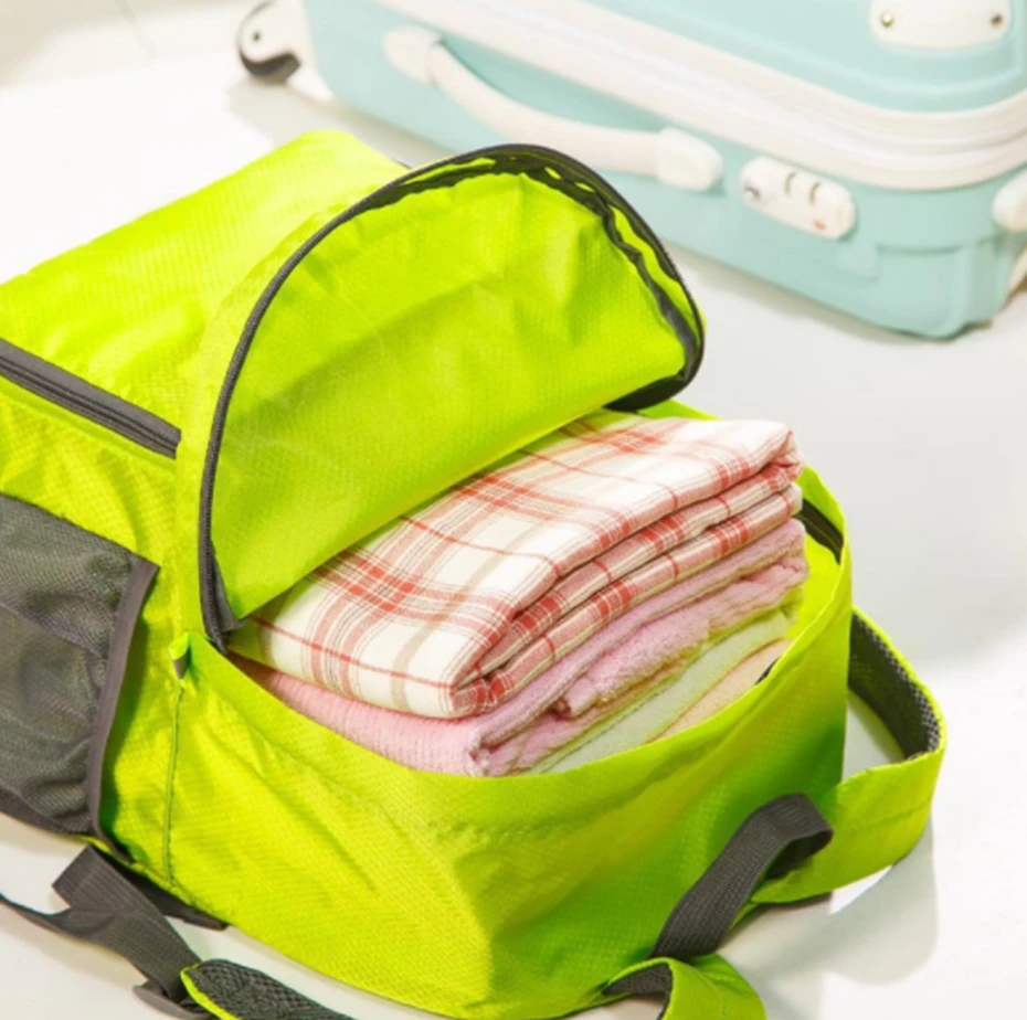 YINGTOUMAN 42*30.5*16 cm Outdoor Travel Folding Backpack Hiking Riding Fishing Camping Polyester Candy Color For 4 season Bag | Спорт и