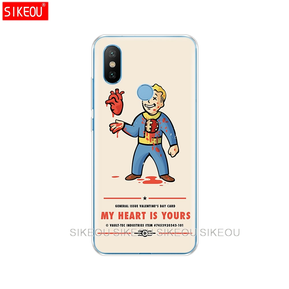 Силиконовый чехол для Xiaomi Mi 8 8SE A1 A2 5 5S 5X 6 Mi5 MI6 NOTE 3 MAX Mix 2 2S Black Isle Studio game Fallout|Бамперы| |