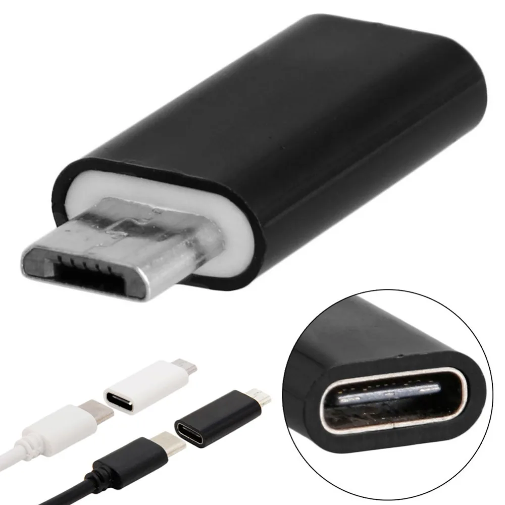 5Pin Micro USB 2 0 Штекерный разъем для 3 1 Type C Женский адаптер передачи данных Новый |