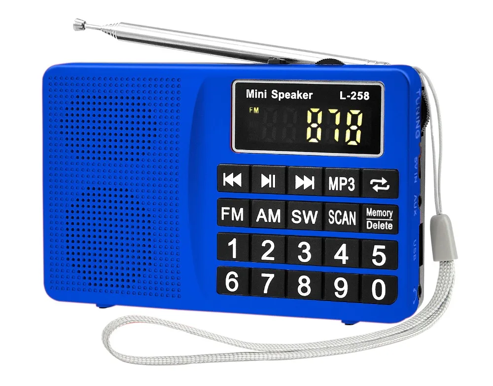 10 шт. музыкальный mp3 плеер мини динамик многополосный 3 все диапазоны Автосканер