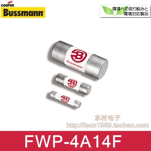 

United States Cooper Bussmann ceramic fuse FWP-4A14F 4A 700V 14 \u0026 times; 51mm