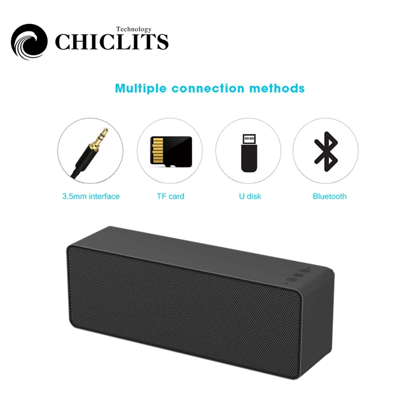 Wireless Bluetooth Speakers 4.2 Portable Soundbar Speaker 12W USB Stereo Music Support TF Card with Microphone Callphone | Электроника