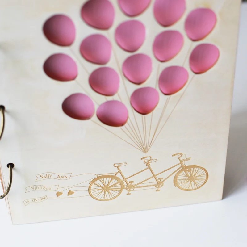 Альбом для свадебного гостя Love Tandem альбом банкета подарок на свадьбу день
