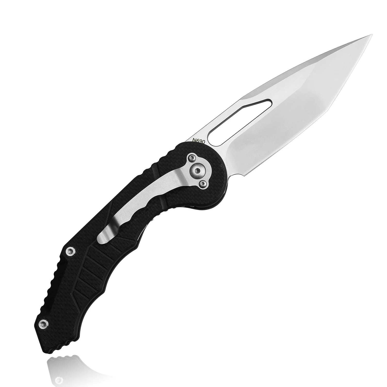 KUBEY KU217 складной нож G10 ручка тактический EDC карманный нож шарикоподшипники N690 Танто простое лезвие одной рукой открытие