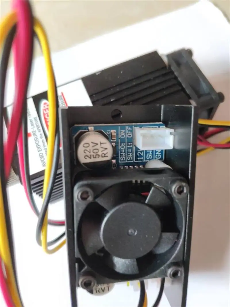 5500 МВт/7 Вт/10 Вт 450нм сине фиолетовый светильник лазерная головка для DIY резьба