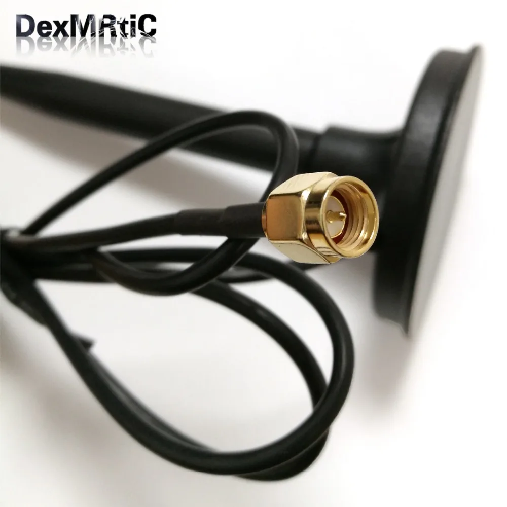 1PC DexMRtiC LTE 4Ghz Antenna 6dbi Magnetic Bse With 1.2 Meters Extension Cable SMA Male Connector | Обустройство дома