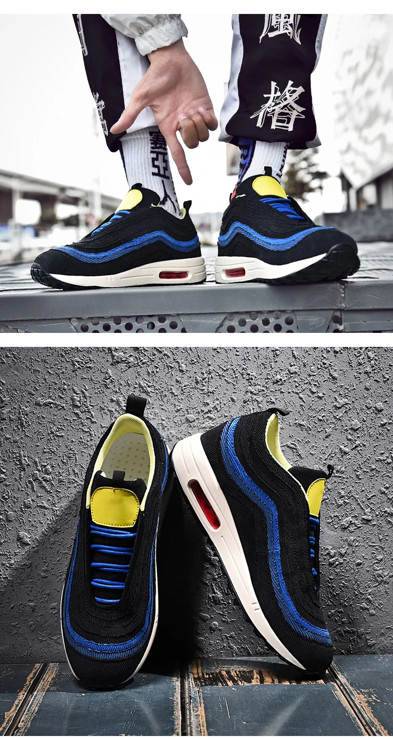 Мужская обувь для бега, новинка, радужные цвета, обувь Balenciaca Max and Air 97, Flyknit носок, кроссовки унисекс, кроссовки, Сникеры