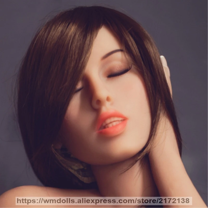 WMDOLL секс куклы голова с оральным сексом Реалистичная силиконовая японская кукла