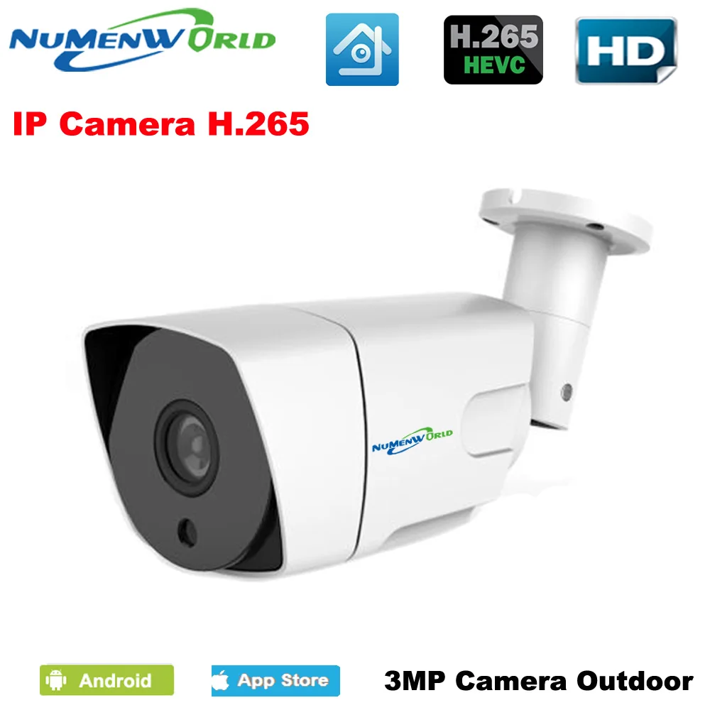 HI3516D H.265 2МП IP-камера видеонаблюдения 1 / 2 7 AR0237 Материал Металл Наружная камера