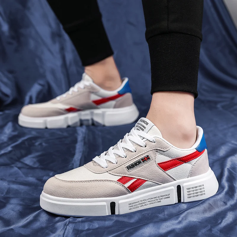 Мужские кроссовки для скейтбординга легкие из сетчатого материала спортивная