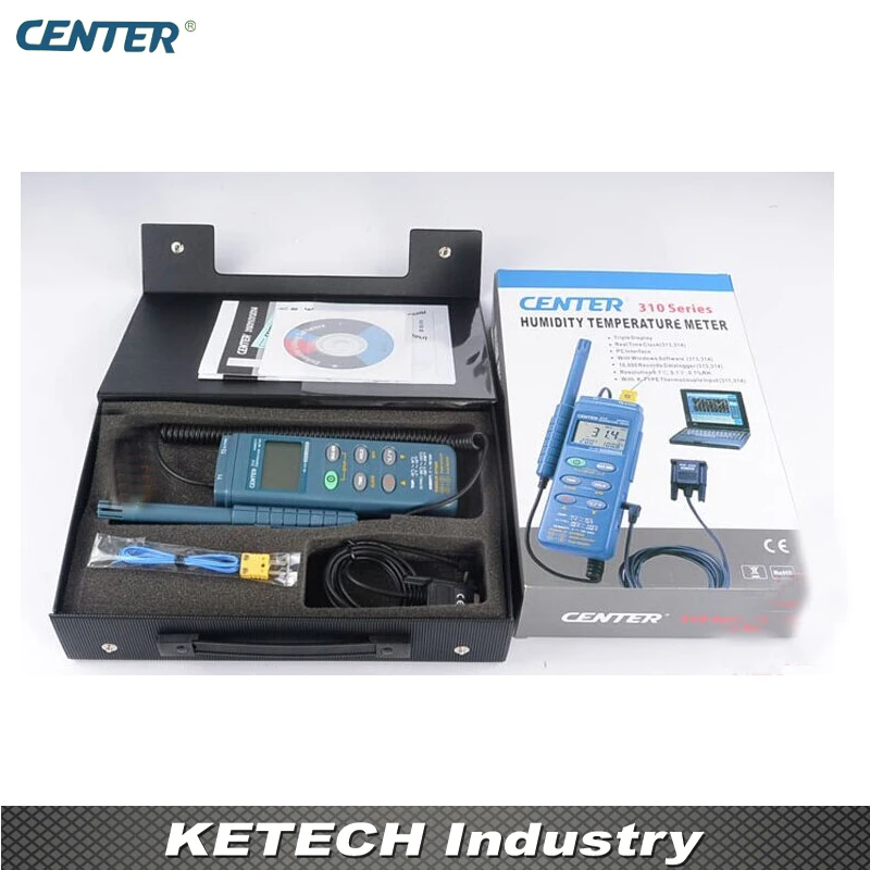 

Portable Datalogging Temperature Humidity Meter CENTER313