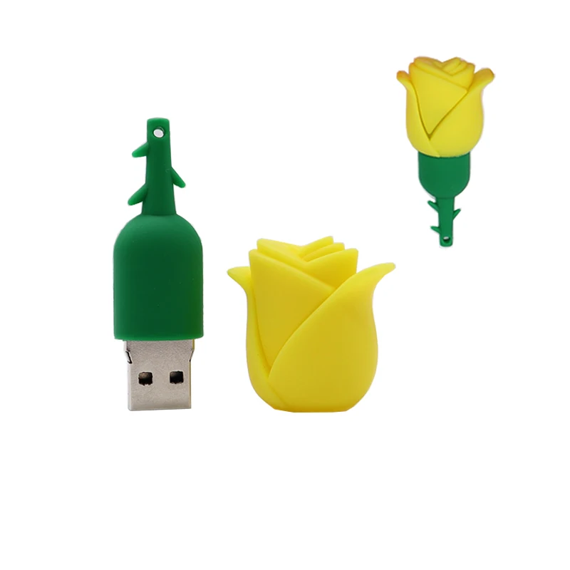 Флеш-накопитель с рисунком розы, мини usb флеш-накопитель, 128 ГБ, милые цветы, ручка-накопитель, 4 ГБ, 8 ГБ, 16 ГБ, 32 ГБ, 64 ГБ, карта памяти, креативный подарок