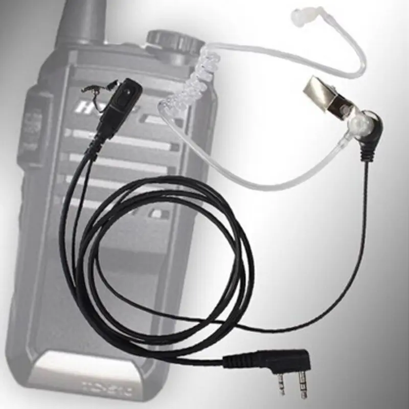 Профессиональный 2 контактный наушник гарнитура наушники для Motorola Kenwood радио со