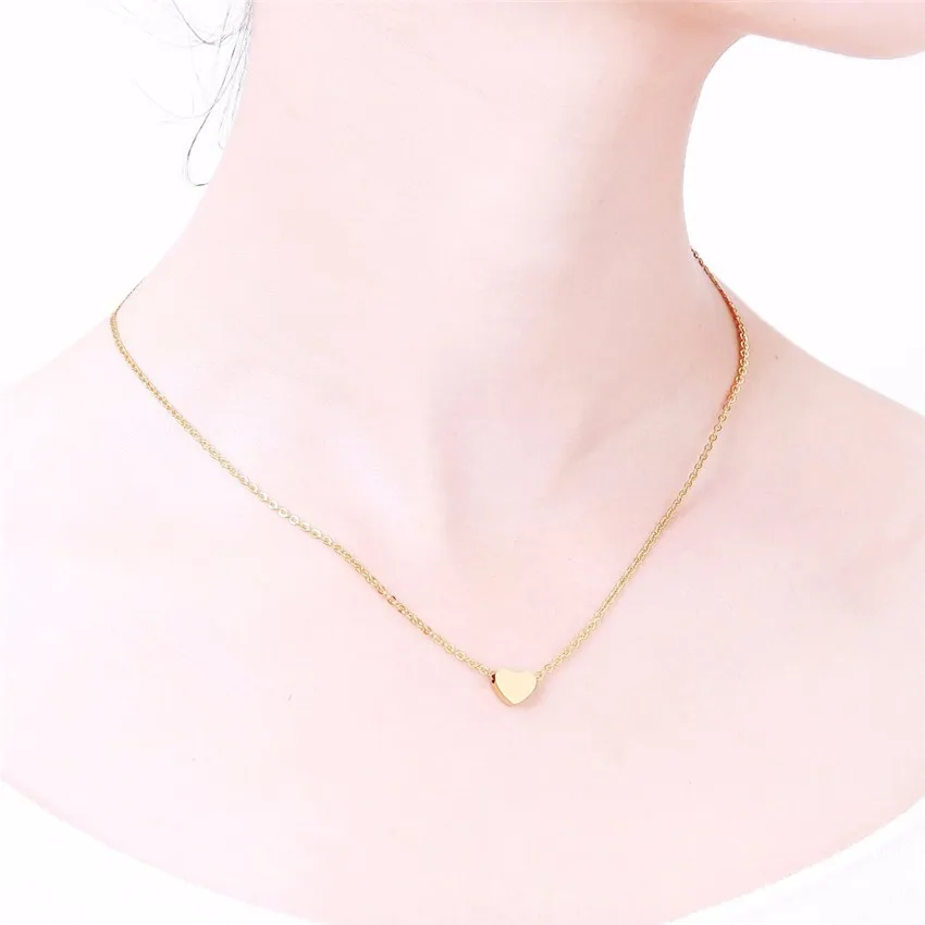 Великолепная сказка из нержавеющей стали цепи Bijoux Femme луна и звезды сердце пазл