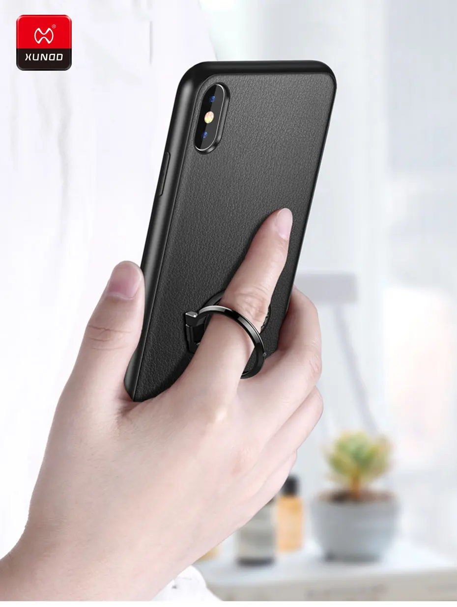 Брендовый Роскошный кожаный чехол для iPhone XR X Xs Max 7 8 6 6S Plus, противоударный защитный чехол на заднюю панель для телефона, магнитный автомобильный держатель