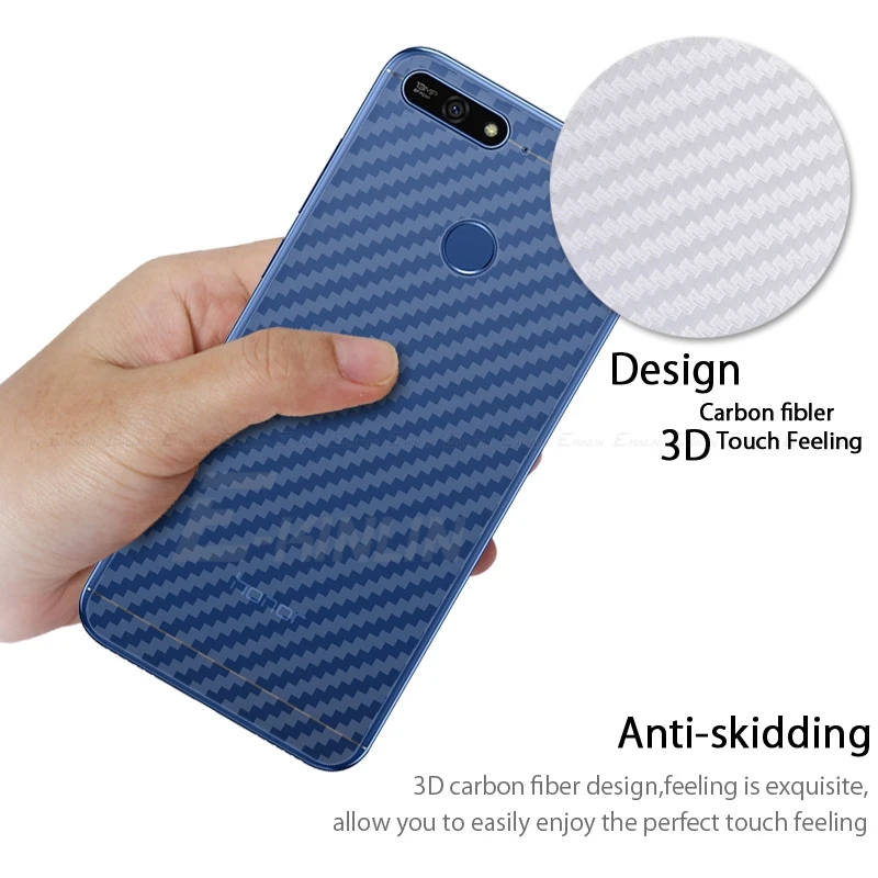 Мягкая 3D задняя пленка из углеродного волокна для HuaWei Honor 9S 9A 9C 8S Prime 8C 7C 7A Pro 6C 6X