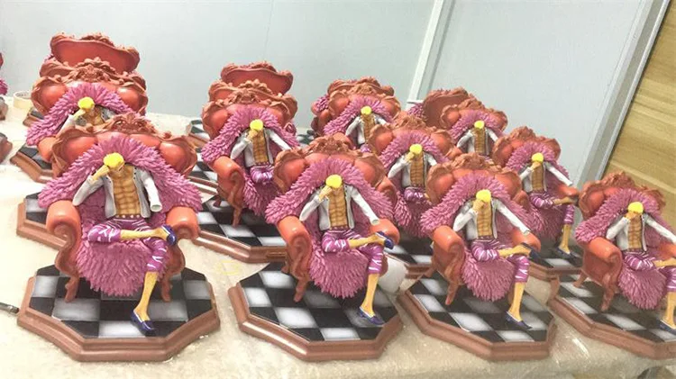 1 шт. японского аниме one piece GK Donquixote Doflamingo сидячая статуя Ver. 1/7 Масштаб ПВХ фигурка модель игрушки кукла
