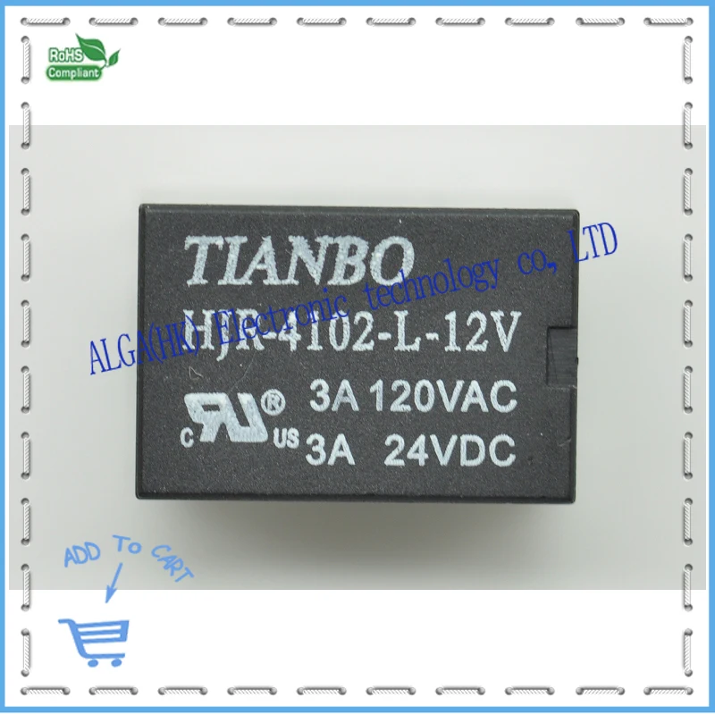 Новое оригинальное реле sky-wave/TIANBO HJR-4102-L-12V. | Обустройство дома