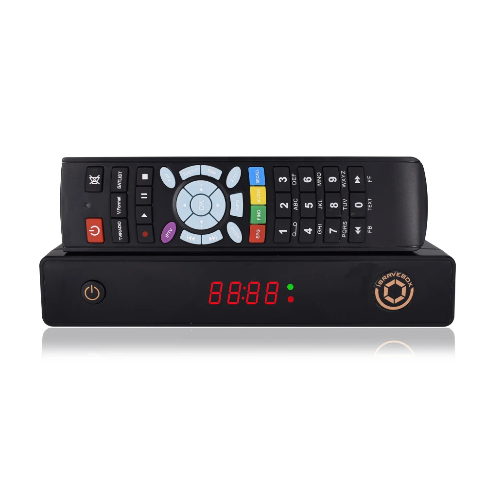 1 год Европа Клайн натуральная iBRAVEBOX F10S H.265 Twin тюнер DVB S2 спутникового приемника