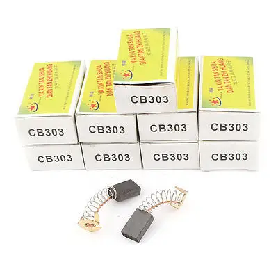 

10 Pairs Electric Drill Parts Motor Carbon Brushes 16mm x 10mm x 5mm