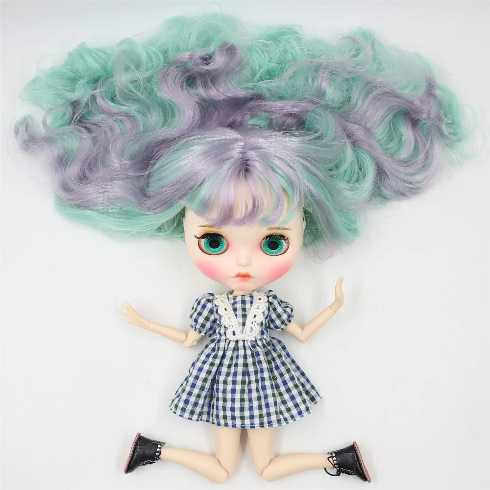 Ледяной DBS Blyth кукла 1/6 bjd белая кожа совместное тело матовое лицо с бровью