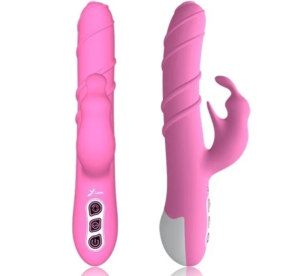 Секс продукт 360 градусов вращение фаллоимитатор вибраторы 7 скоростей Вибрация клитор стимуляция Кролик