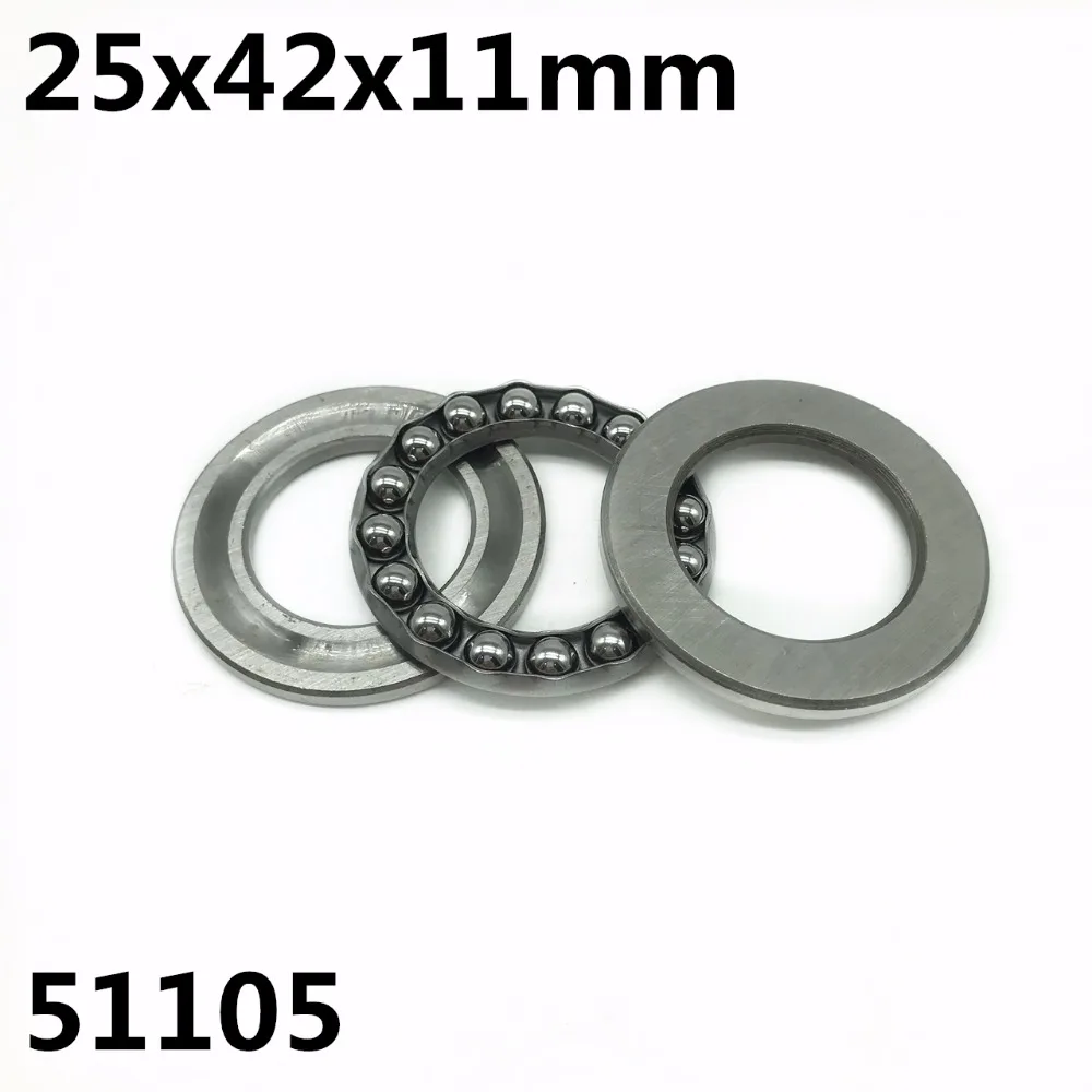 10Pcs 51105 25x42x11 mm Axial Thrust Ball Bearings 8105 High quality