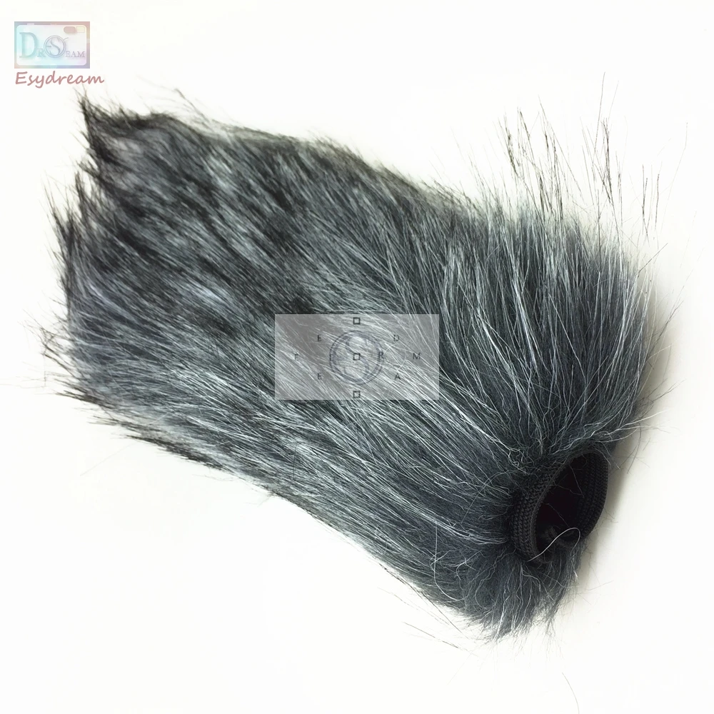 Наружная пушистая Крышка для ветрового стекла защита от ветра фотографического