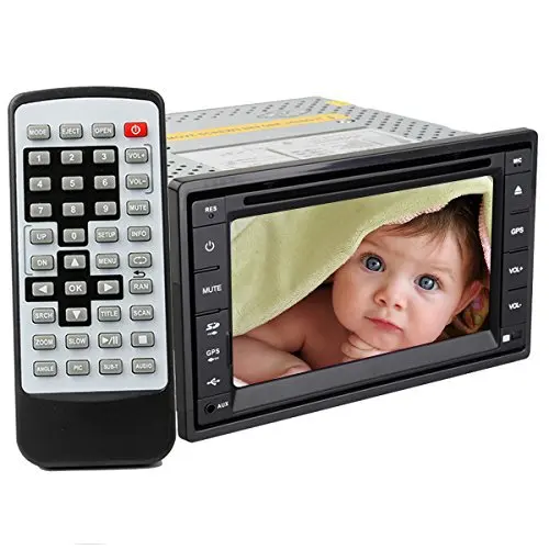 Универсальный GPS Спутниковой Навигации Радио Bluetooth Стерео DVD CD-Плеер 2 Din HD