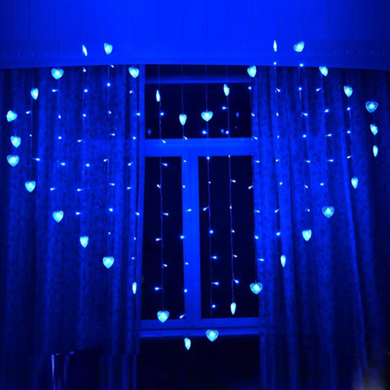 Гирлянда в форме сердца 128 светодиодов | Лампы и освещение