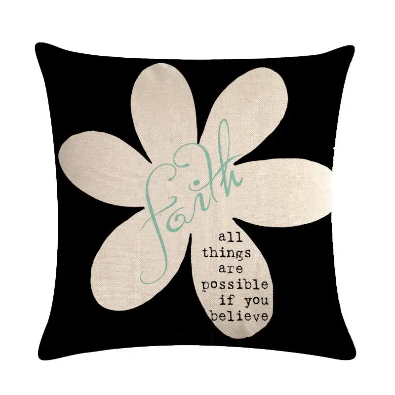 Black symbol HomerDecor Cushion Cover Throw Pillowcase Pillow Covers 45 * 45cm Sofa Seat Decorative | Дом и сад
