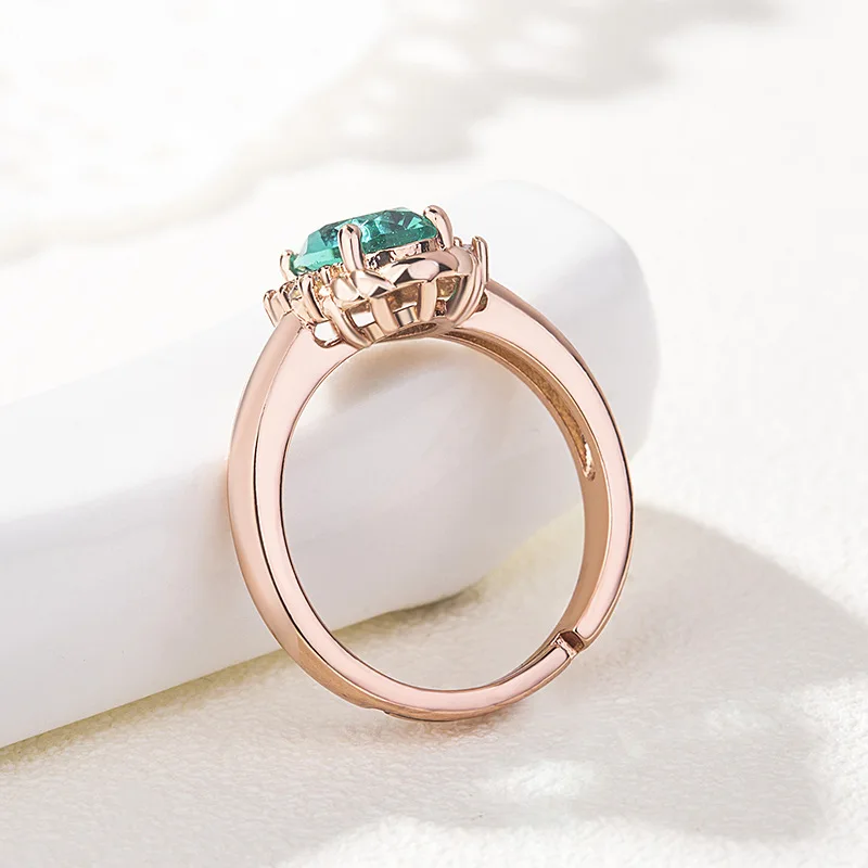 Bague Ringen женские кольца 925 пробы серебряные ювелирные изделия кольцо красный Изумрудный зеленый фиолетовое кольцо из циркона обручальное ювелирное изделие для свадьбы