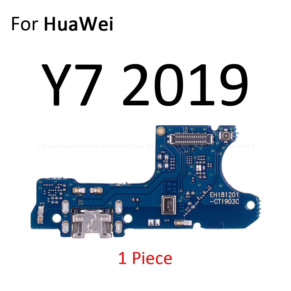 Части платы разъема для зарядки гибкий кабель с микрофоном для HuaWei Y9 Y7 Y6 Pro Y5 Prime GR5