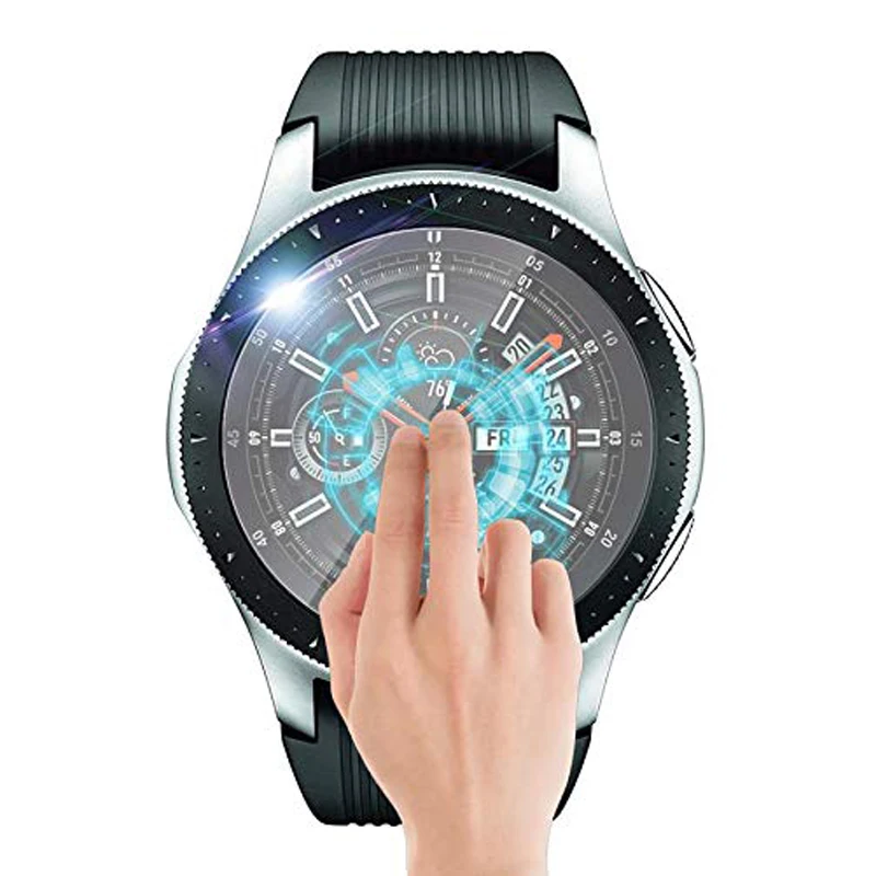 Полноэкранное закаленное стекло для samsung Galaxy Watch 46 мм 42 S3/S2 Frontier/Classic S2 gear 9H