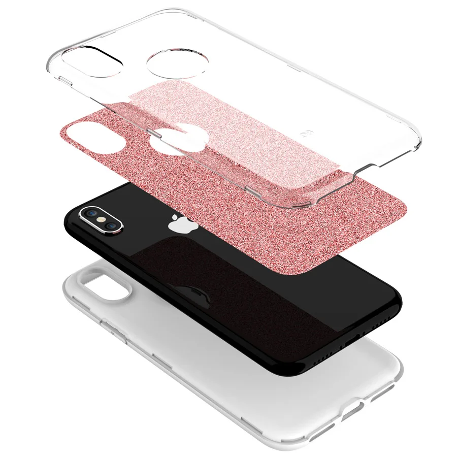 Ithuriel блеск Чехол для Apple iphone X 8 7 6 6s плюс крышка Искра шику чехол SE 5 5S сверкающих