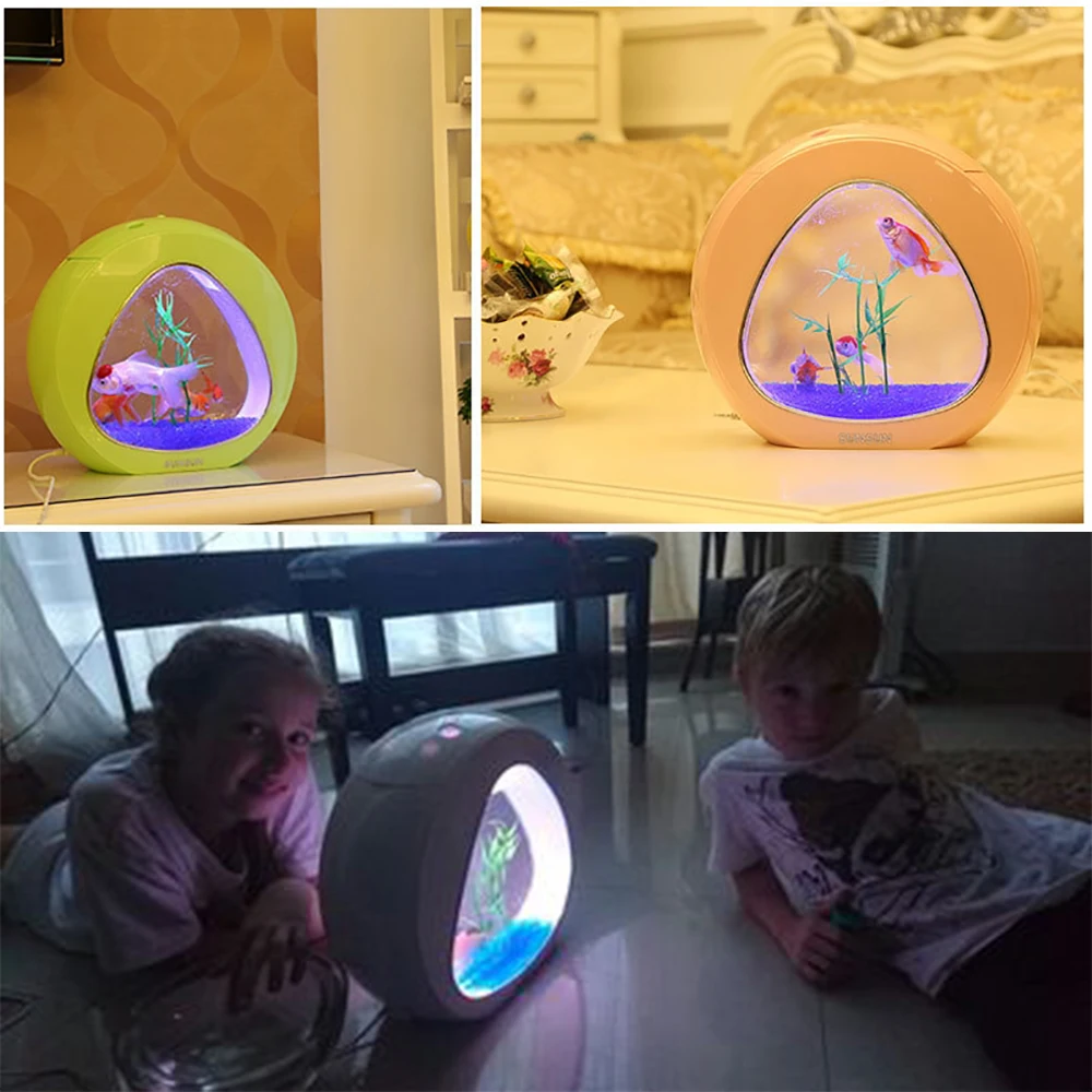 Аквариум аквариум нано Настольный экологический Sunsun со встроенным фильтром