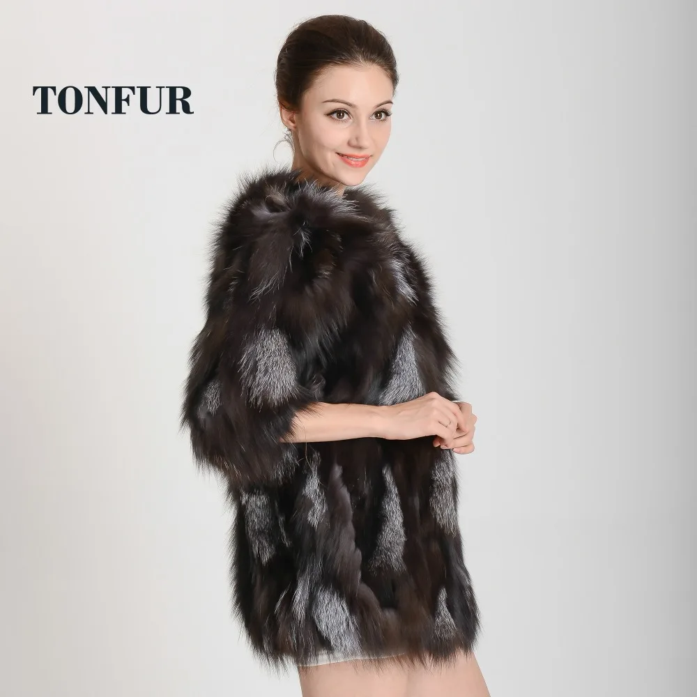 Шуба из натурального Лисьего меха роскошный классический воротник зимняя куртка