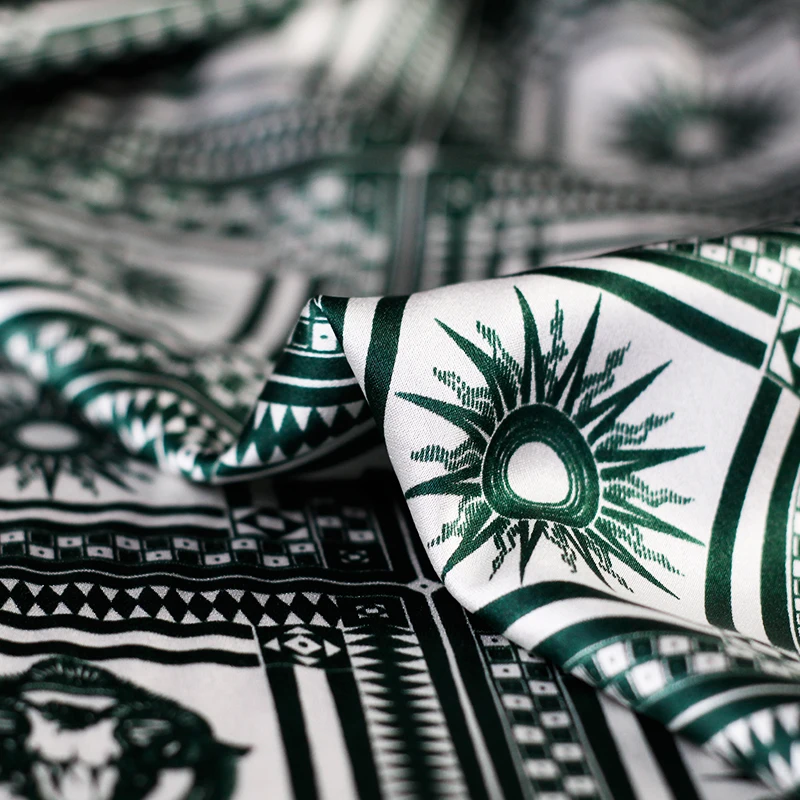 100% натуральный шелк тутового шелкопряда атласная ткань по метру летнее цифровое