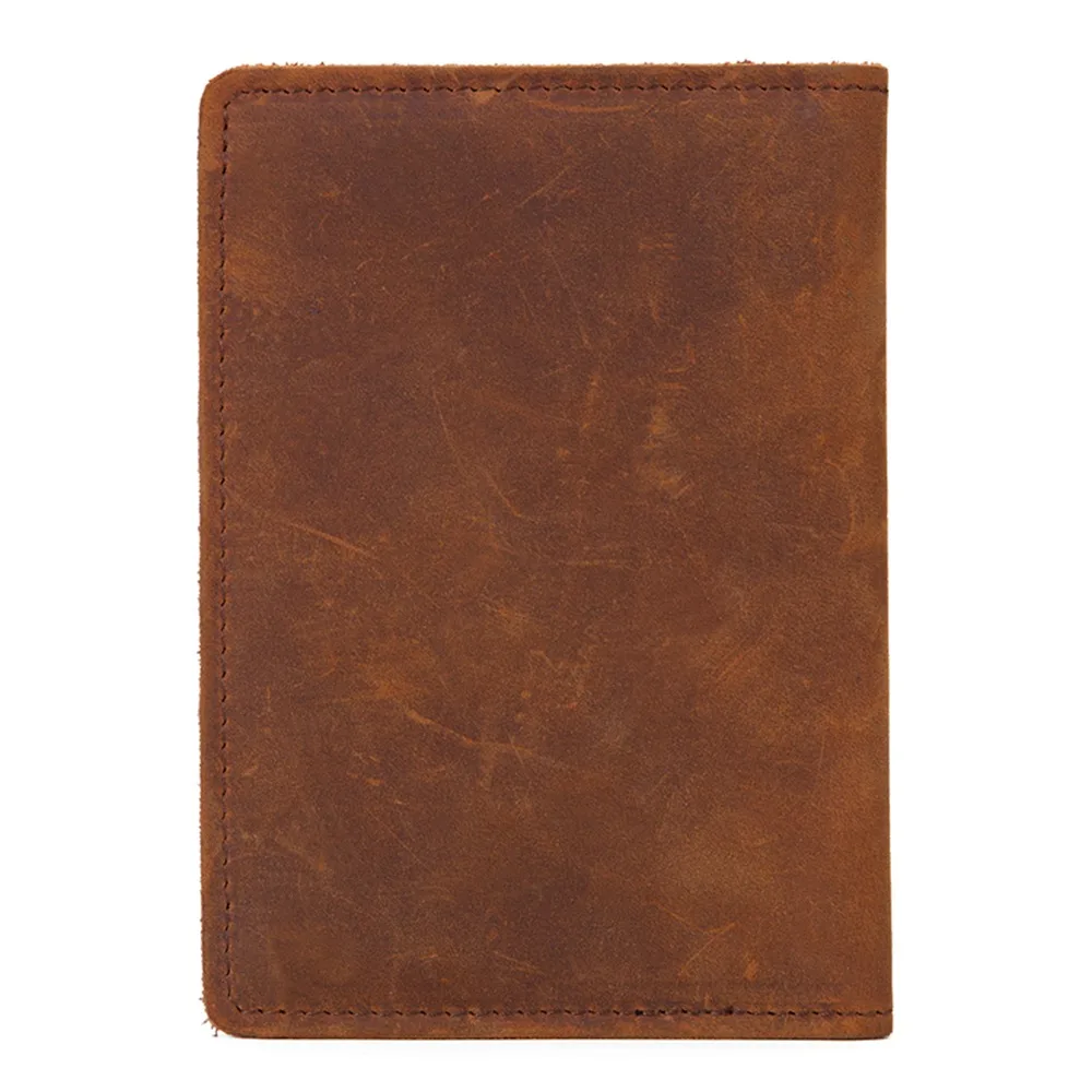 Muurdde натуральная кожа Обложка для паспорта держатель ID визитной карточки