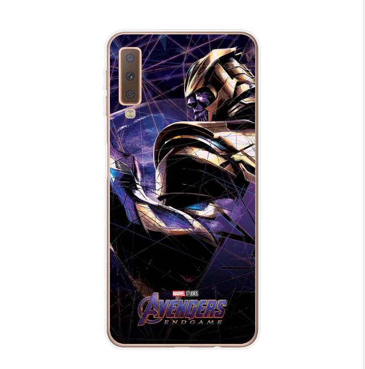 TPU Фильм герой комиксы Дэдпул Железный человек паук-человек Веном силиконовый чехол для телефона чехол для samsung A30 A50 A10 A7 A750 A6 A8 Plus - Цвет: TPU