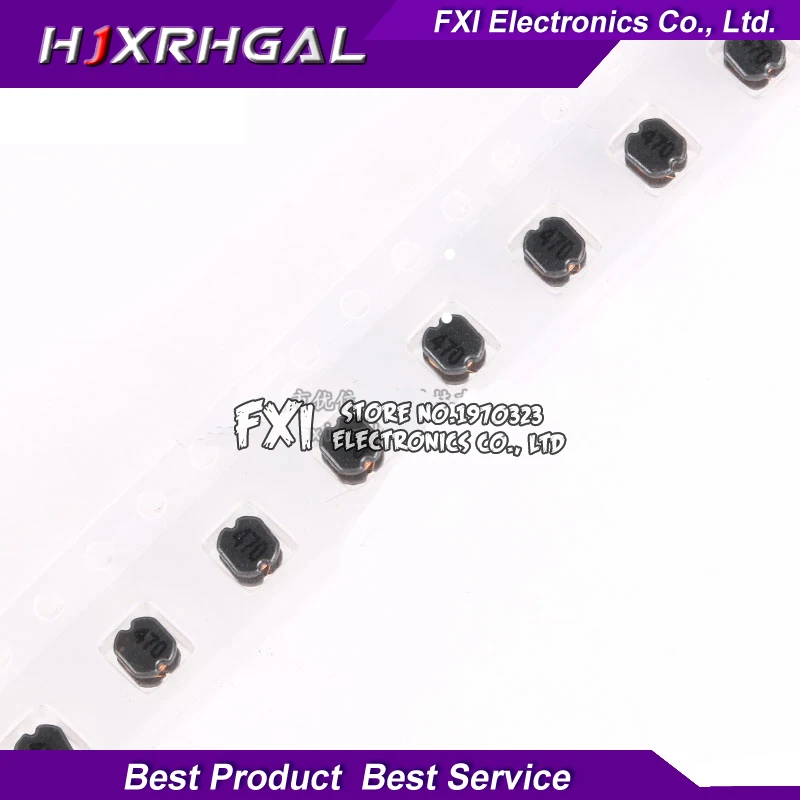 10 шт. CD43 47UH (470) индукторы проволочная рана чип экранированная Катушка