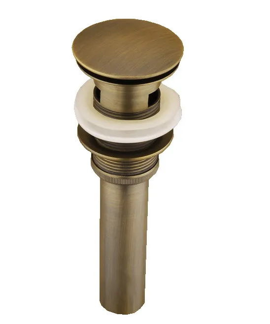 Большая круглая крышка в античном стиле из латуни слив раковины для ванной