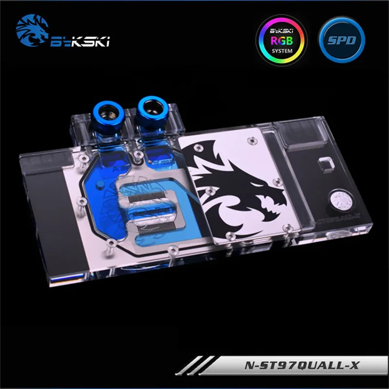 Водяной блок Bykski для графического процессора VGA ZOTAC GTX970 GTX760 GTX660TI|Кулеры и системы