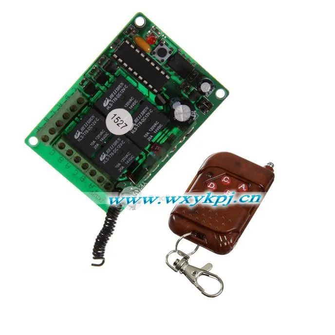 Новый заводская цена DC12V 10V 4ch беспроводной переключатель системы дистанционного
