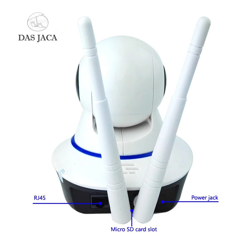 Das Jaca p2p Сетевая Беспроводная 720P hd ip камера PTZ купольная наблюдения ИК