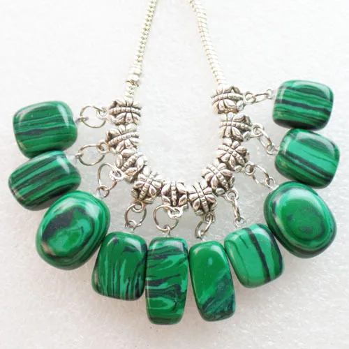 20 шт. Мужская подвеска из Малахита европейский браслет ожерелье F1140|malachite