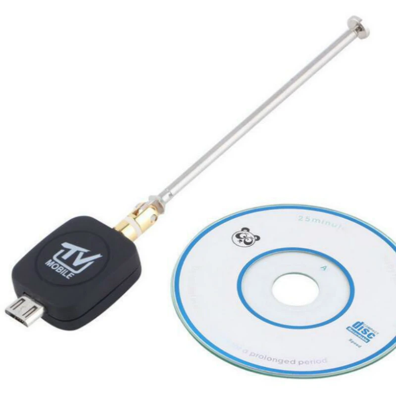 Мини DVB-T HD ТВ тюнер Micro USB цифровой спутниковый ключ приемник с антенной для Android