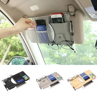 car accessories auto sun visor organizer holder tool pouch for suzuki sx4 swift alto liane grand vitara jimny s cross