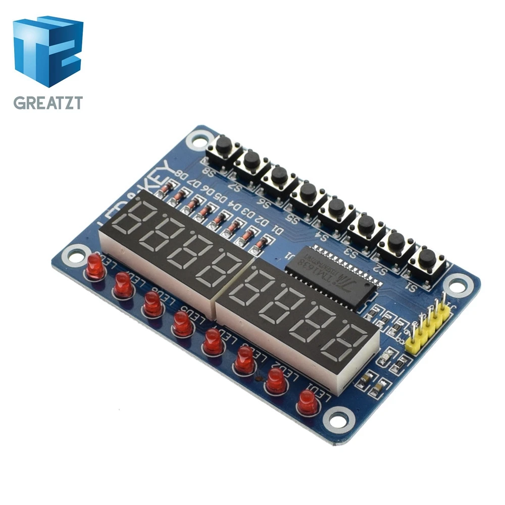 1 ШТ./ЛОТ SPKey Дисплей Для AVR Arduino Новый 8 битный Цифровой СВЕТОДИОДНЫЙ Трубки