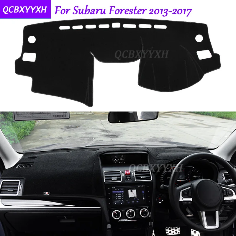 Коврик для приборной панели Subaru Forester 2013-2017 защитный коврик интерьера Photophobism